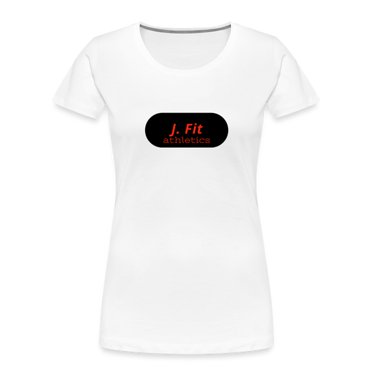 J. Fit Women’s Premium Organic T-Shirt - white