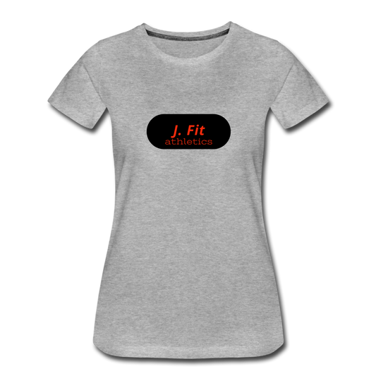 J. Fit Women’s Premium Organic T-Shirt - heather gray