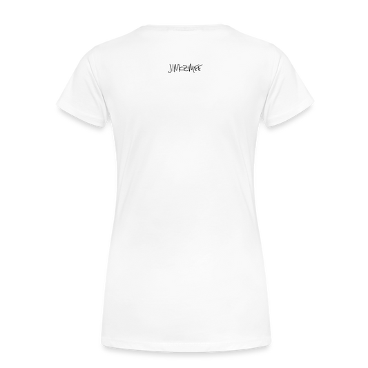 jinkzmee Lux Line Women’s Premium T-Shirt - white